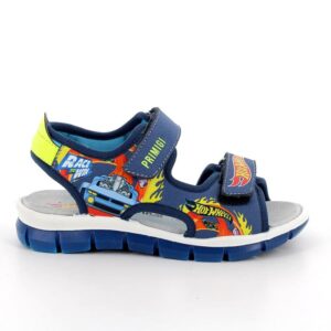 Primigi fiú bőr szandál, Hot Wheels mintával.